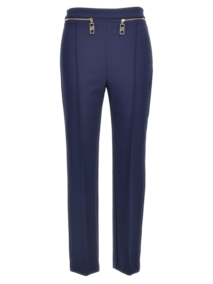 Double Zip Pantaloni Blu