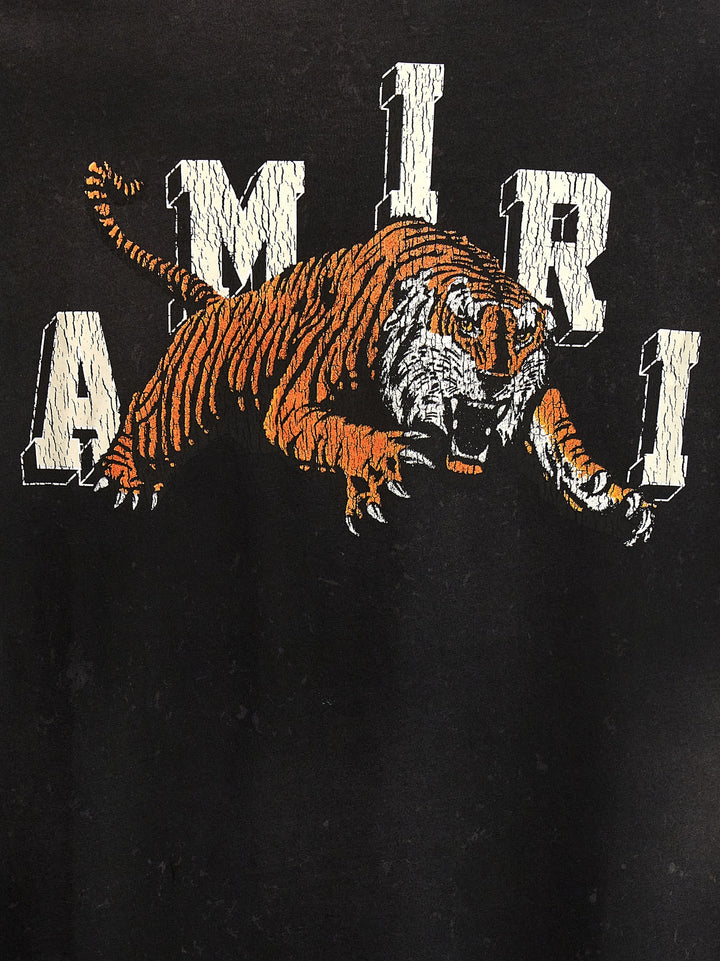 Vintage Tiger T Shirt Nero