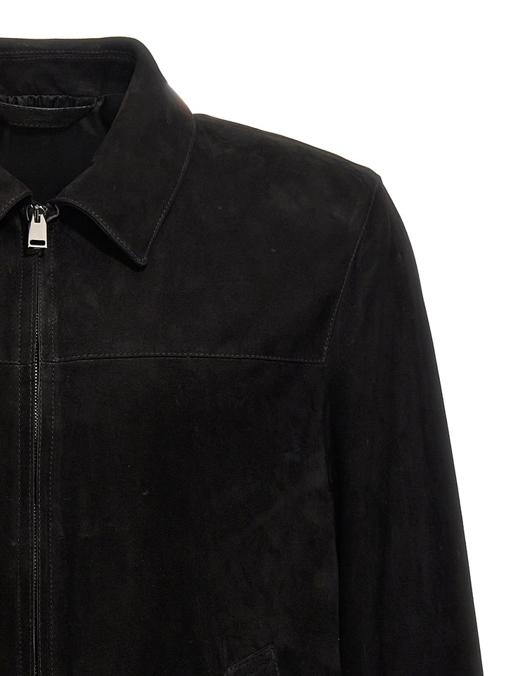 Suede Jacket Giacche Nero