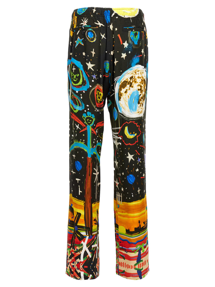 Starry Night Pantaloni Multicolor