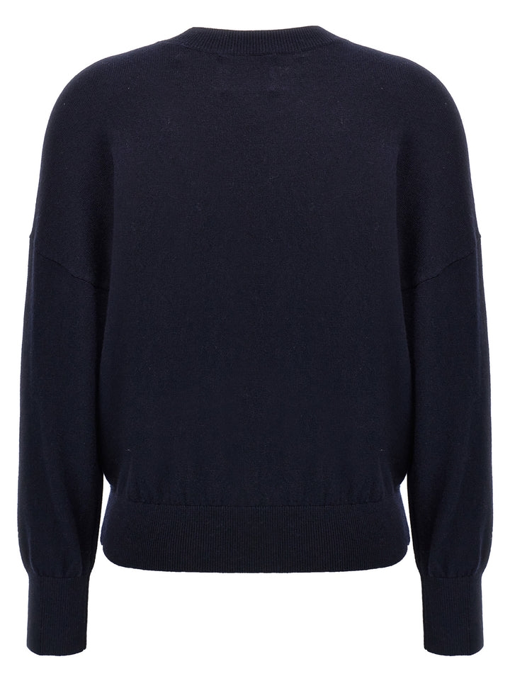 Logo Sweater Maglioni Blu