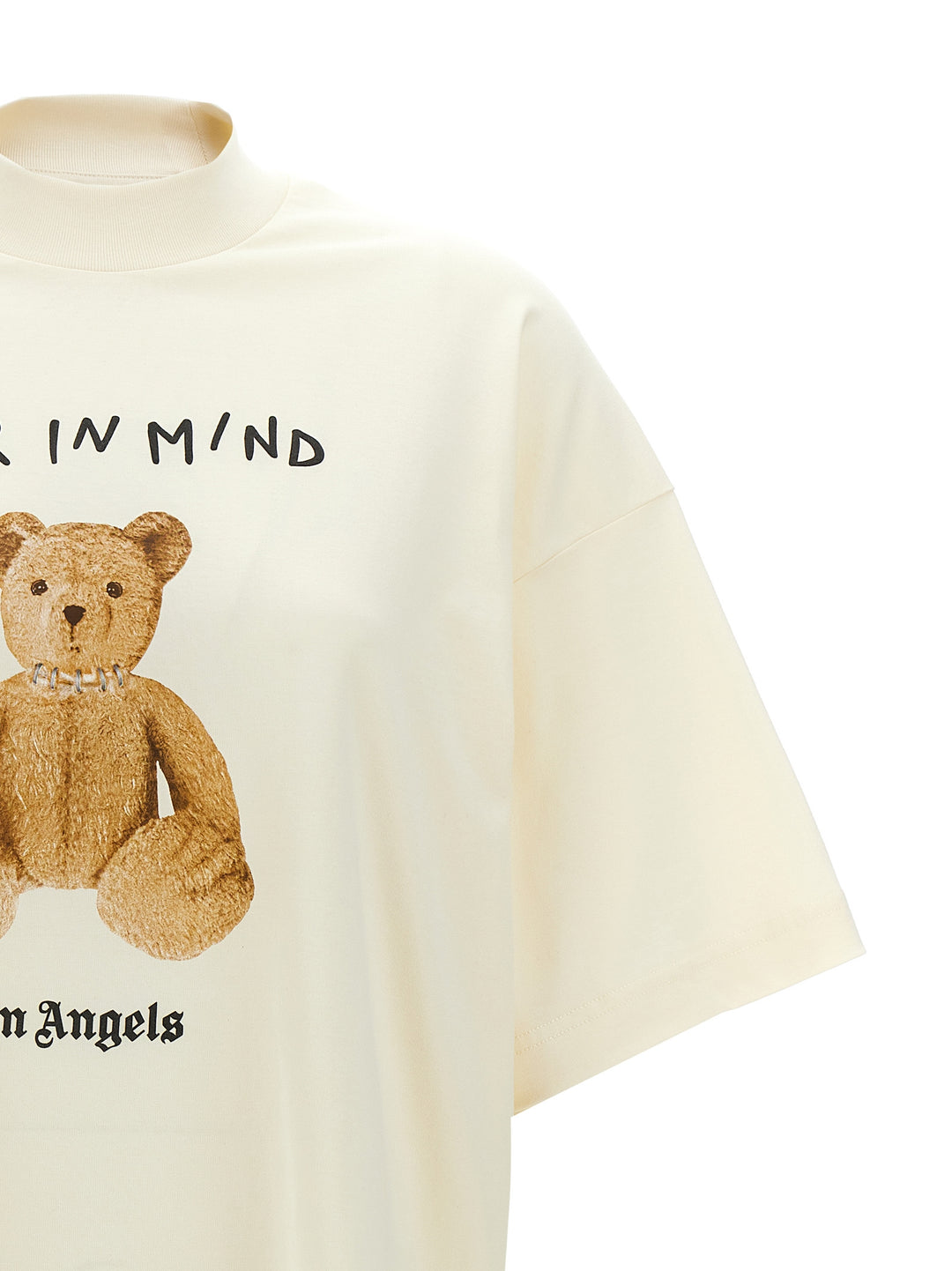 Bear In Mind T Shirt Bianco