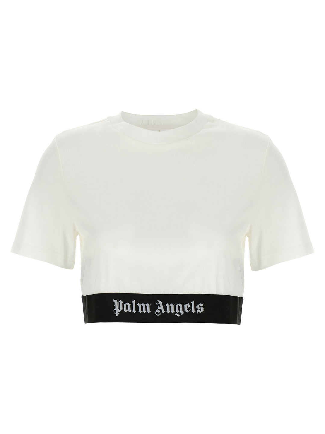 Classic Logo Tape T Shirt Bianco/Nero