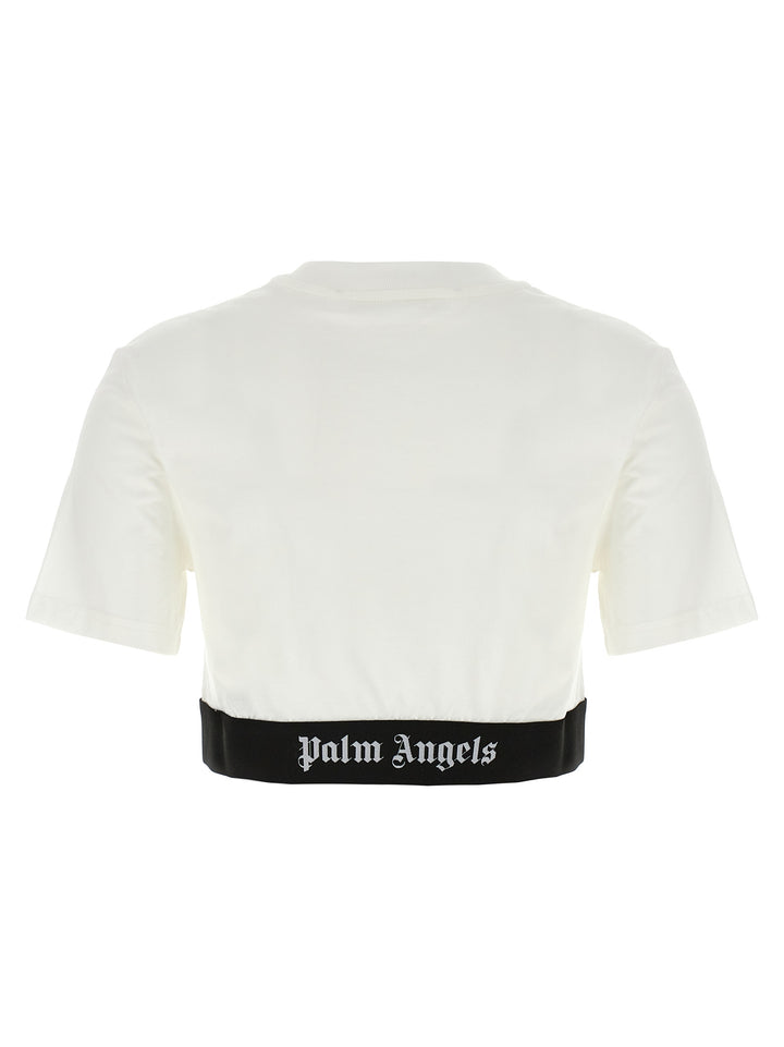 Classic Logo Tape T Shirt Bianco/Nero