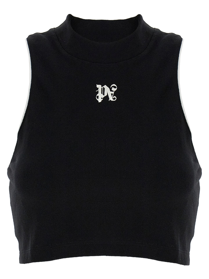 Pa Monogram Top Bianco/Nero