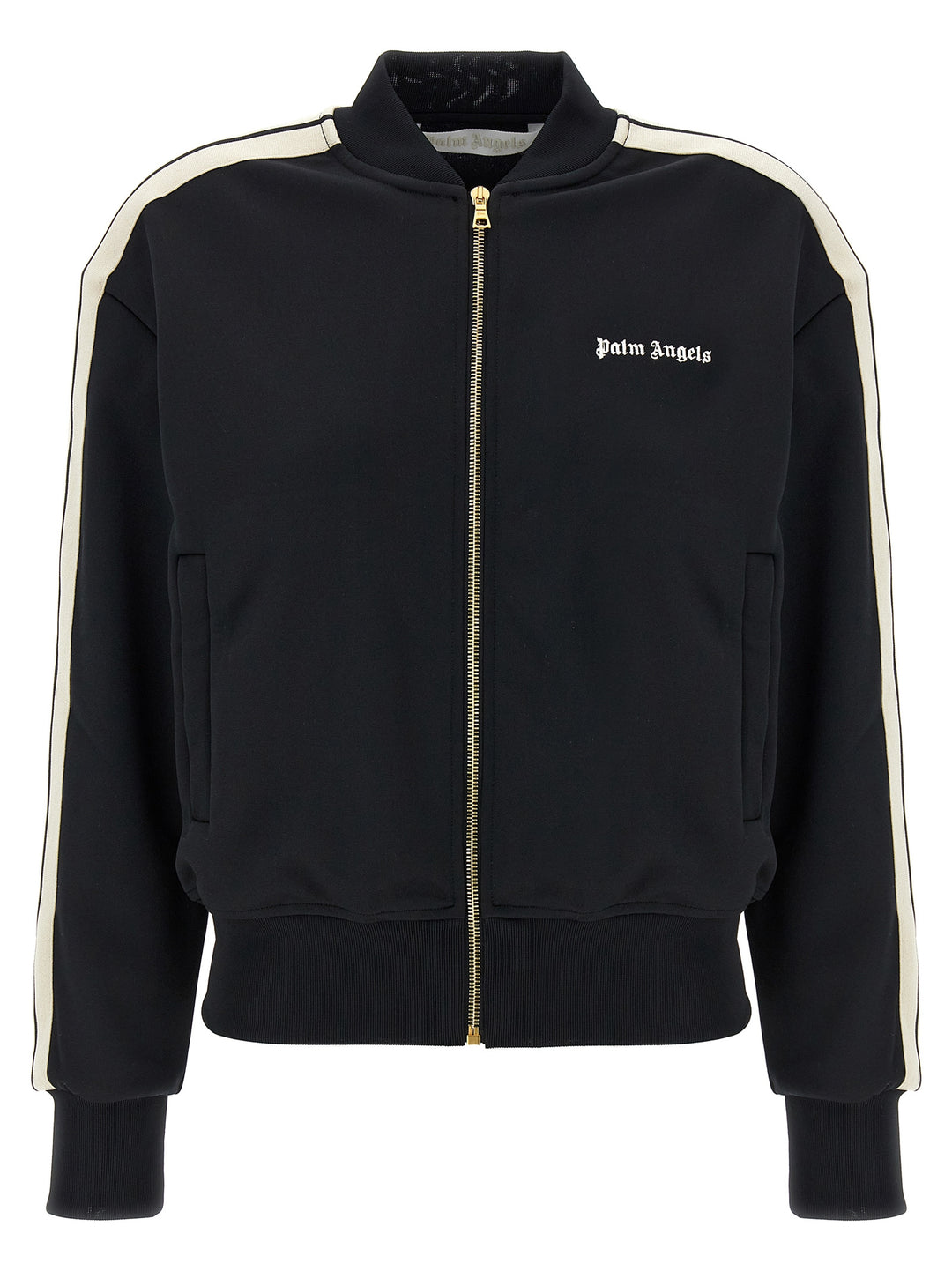 Classic Logo Track Bomber Felpe Bianco/Nero