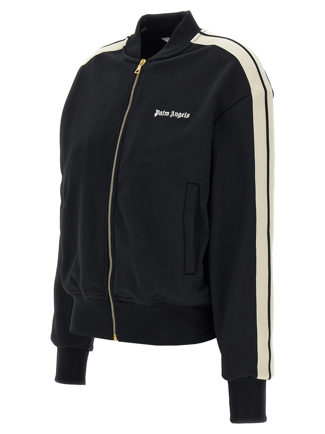 Classic Logo Track Bomber Felpe Bianco/Nero