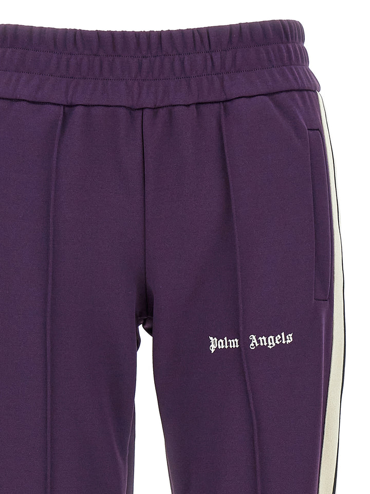 Classic Logo Pantaloni Viola