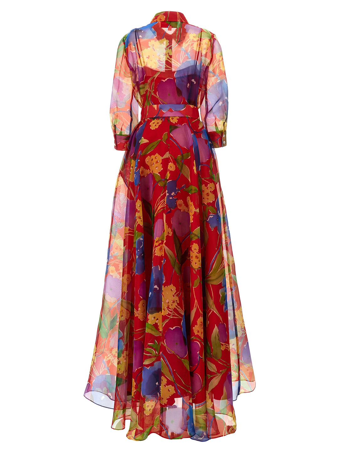 Floral Evening Dress Abiti Multicolor