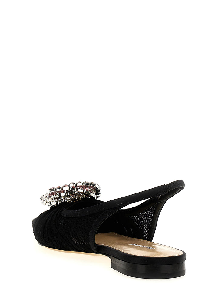 Galaxy Flat Shoes Nero