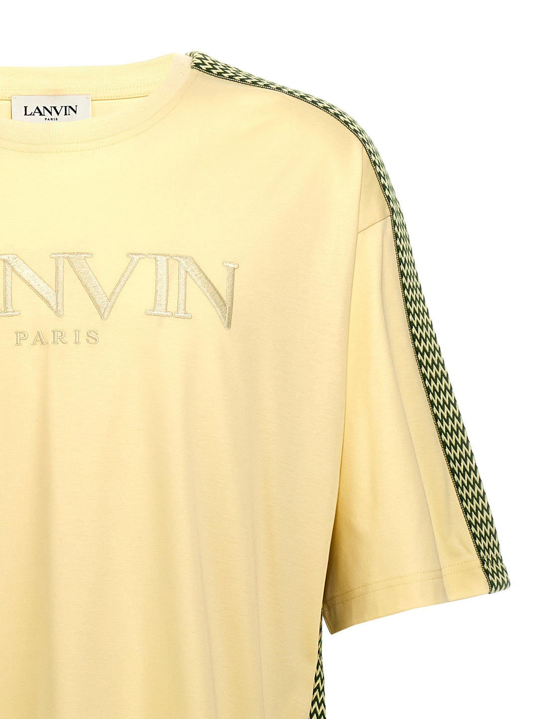 Brodé Lanvin Side Curb T Shirt Giallo