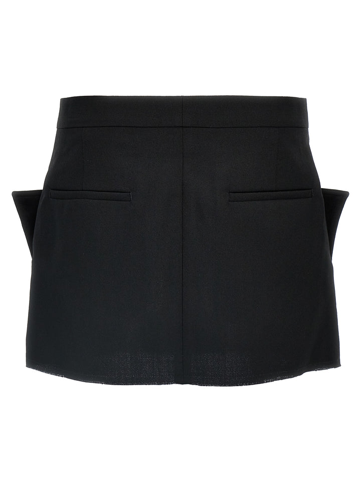 Cut Off Mini Gonne Nero