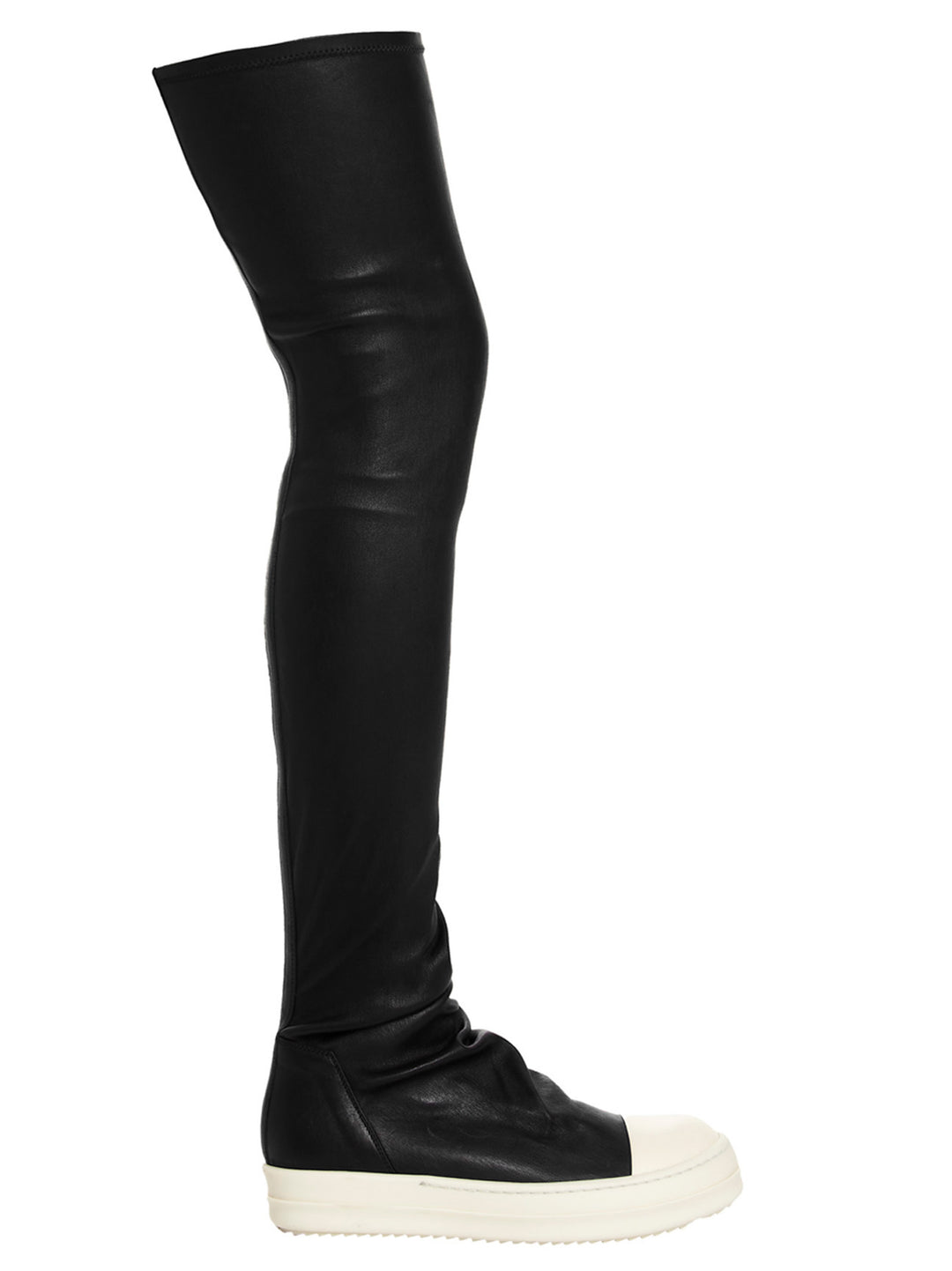 Knee High Stocking Sneaks Stivali E Stivaletti Bianco/Nero