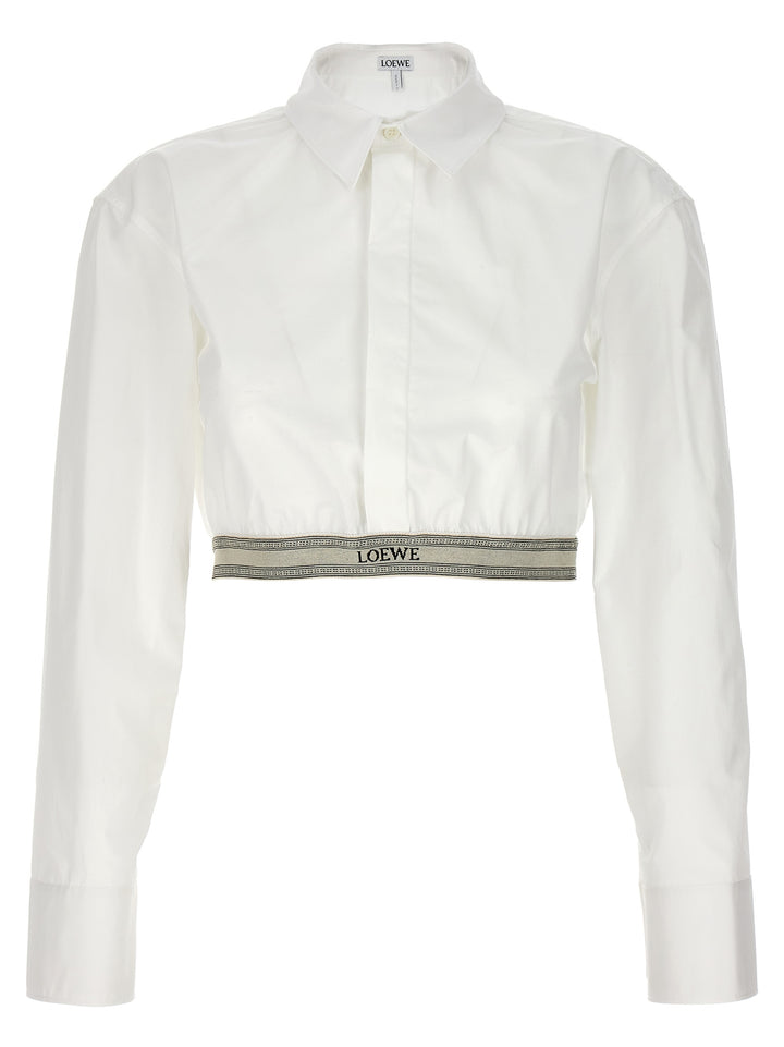 Cropped Shirt Camicie Bianco