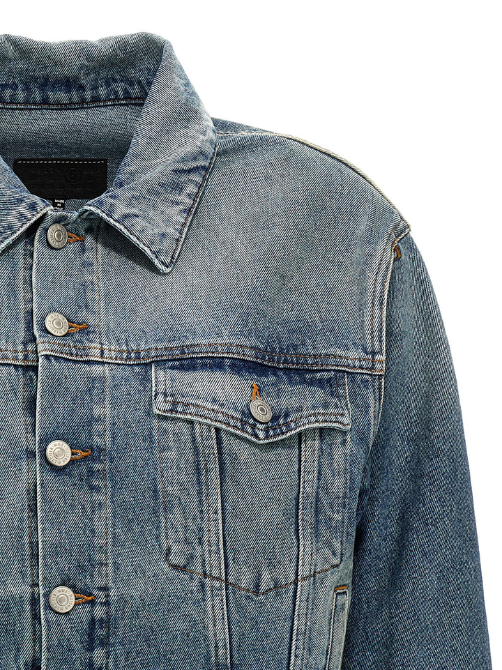 Cut-Out Denim Jacket Giacche Blu