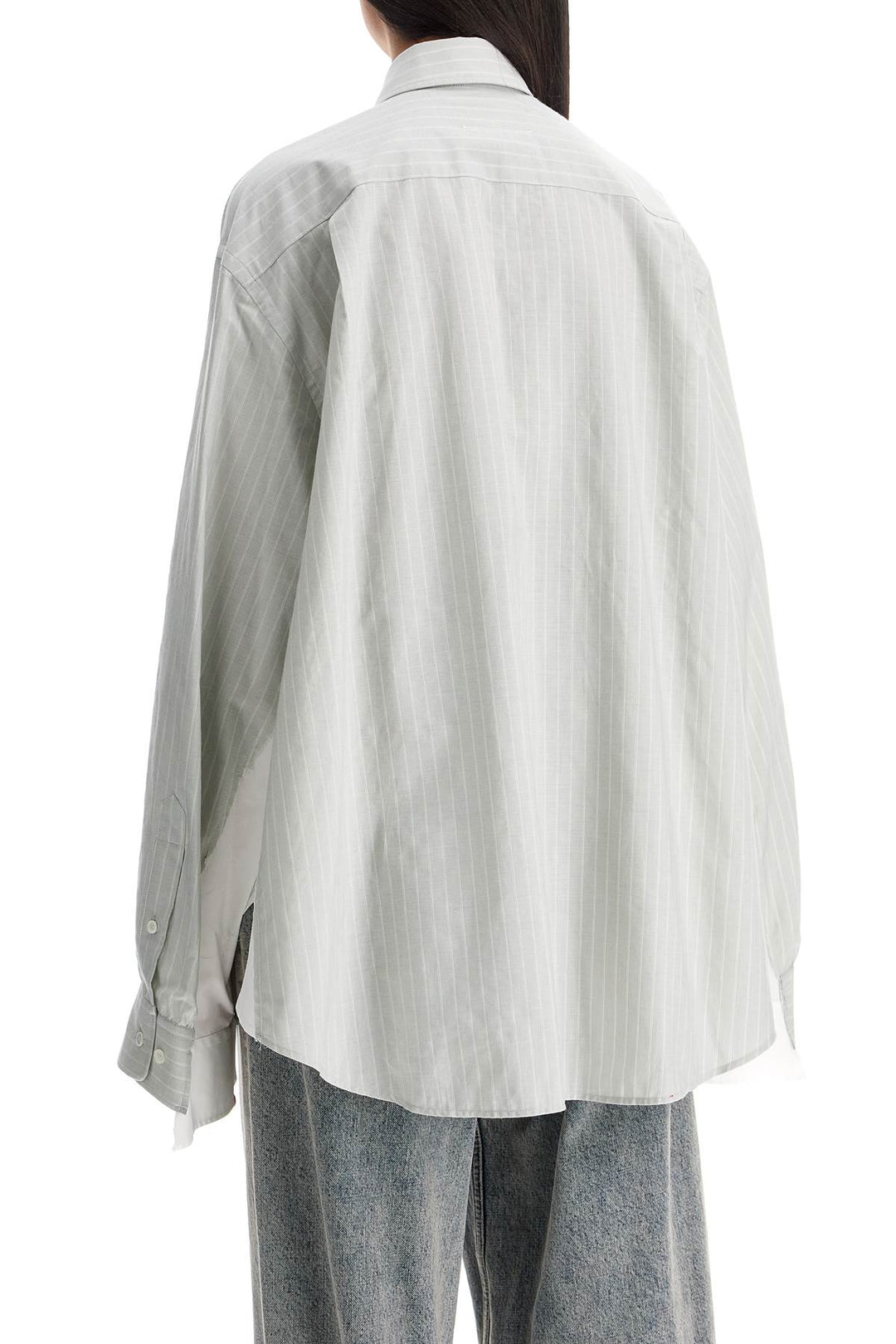 Camicia Oversize Effetto Stratificato