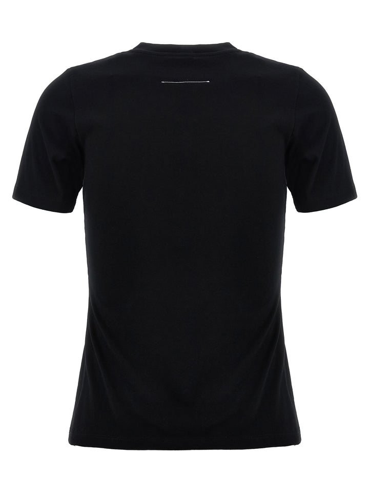 Logo Print T Shirt Nero