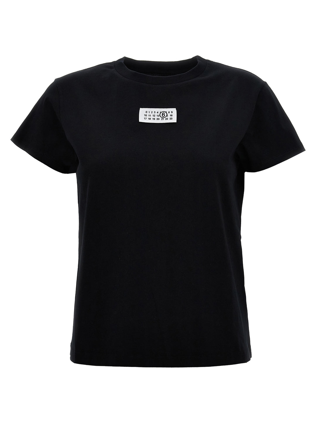 Logo Label T Shirt Nero