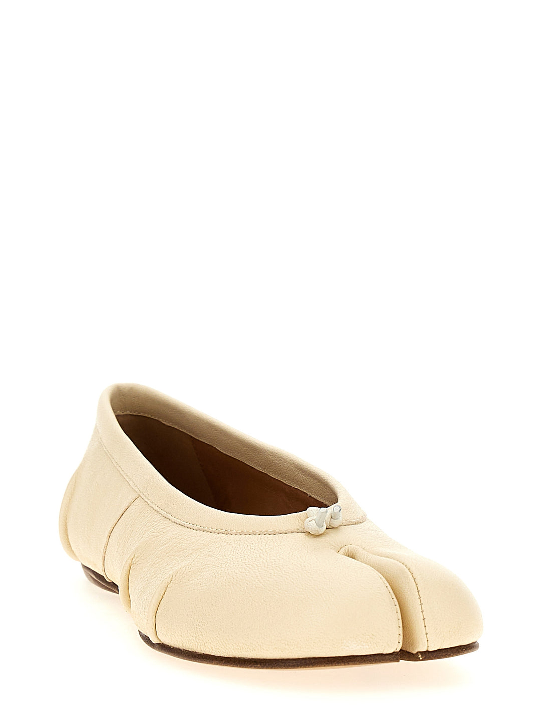 Tabi New Flat Shoes Bianco