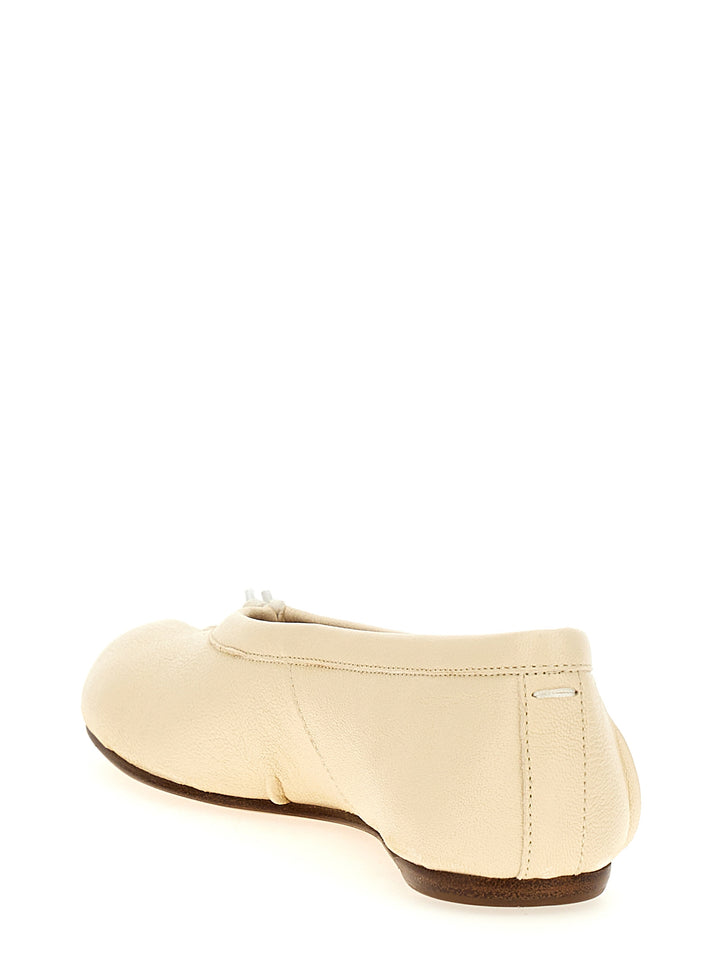 Tabi New Flat Shoes Bianco