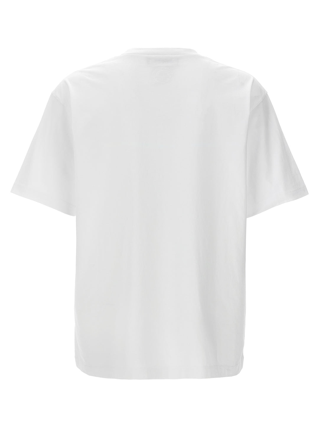 Logo Print T Shirt Bianco