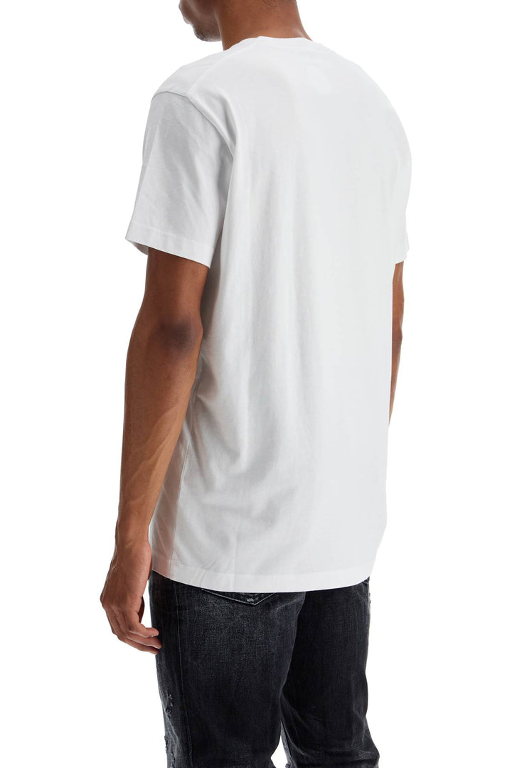 T Shirt In Cotone Bianco Con Logo Phys Ed. '64