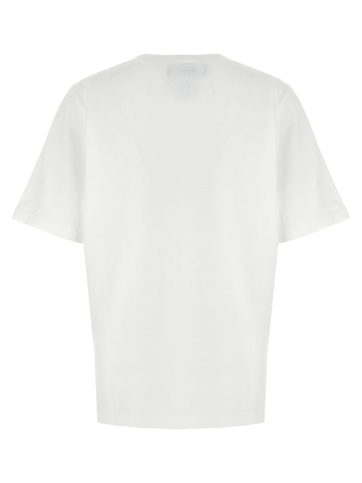 Logo Print T Shirt Bianco