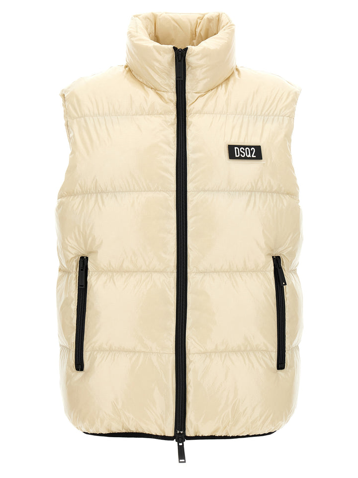 Logo Vest Gilet Bianco