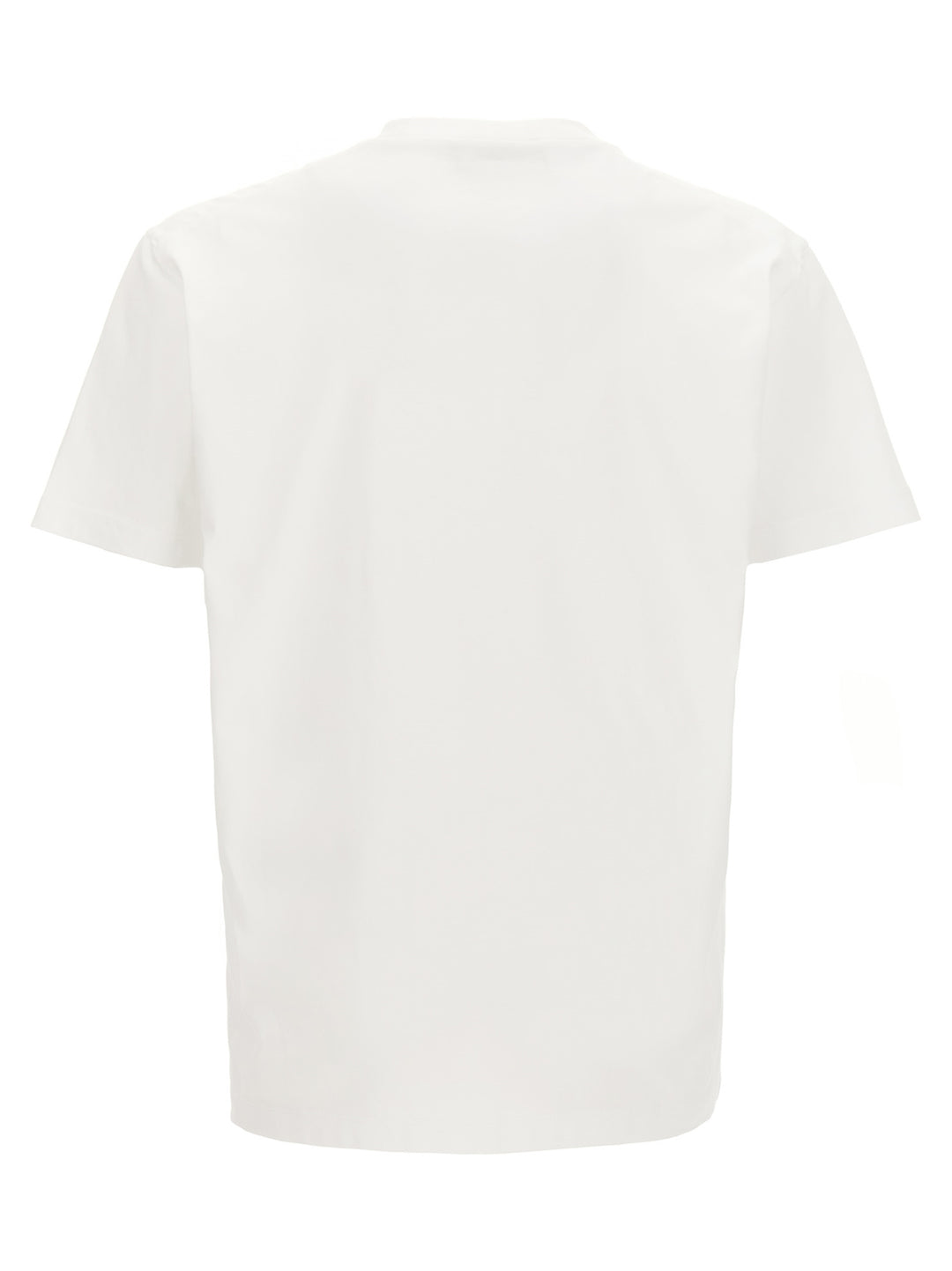 Logo Print T Shirt Bianco