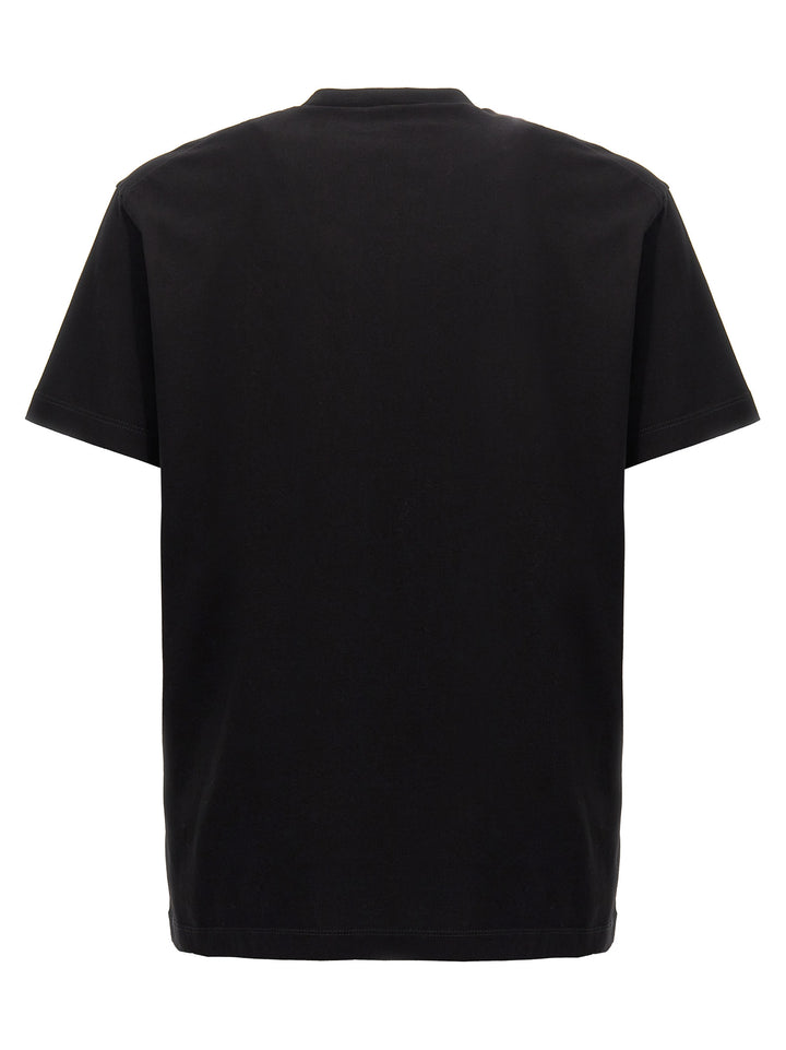 Logo Print T Shirt Nero