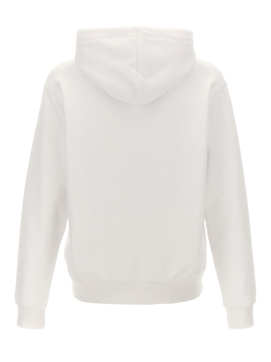 Logo Print Hoodie Felpe Bianco