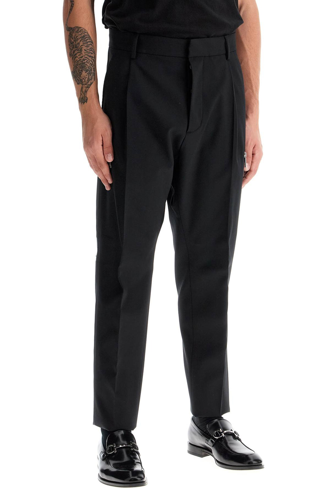 Pantaloni Tapered One Pleat