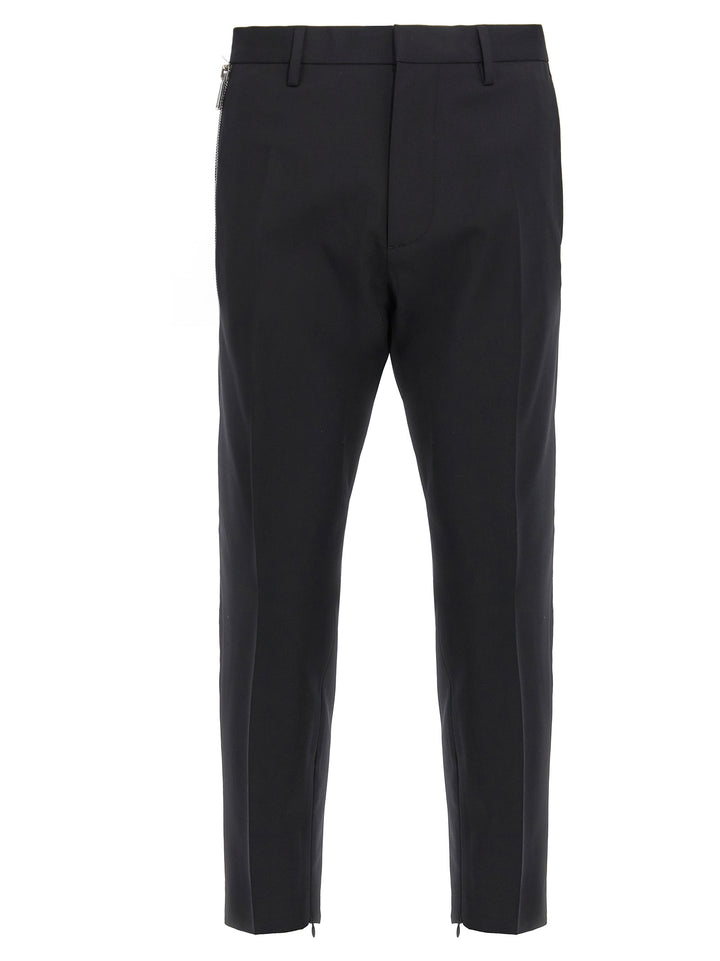 D2 Headquarter Skinny Techno Pantaloni Nero