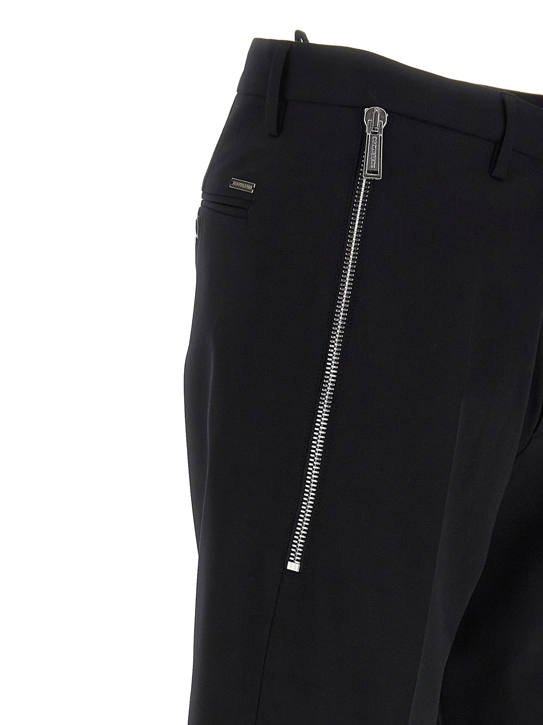 D2 Headquarter Skinny Techno Pantaloni Nero