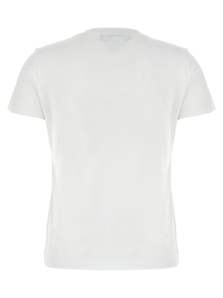 Logo Print T Shirt Bianco/Nero