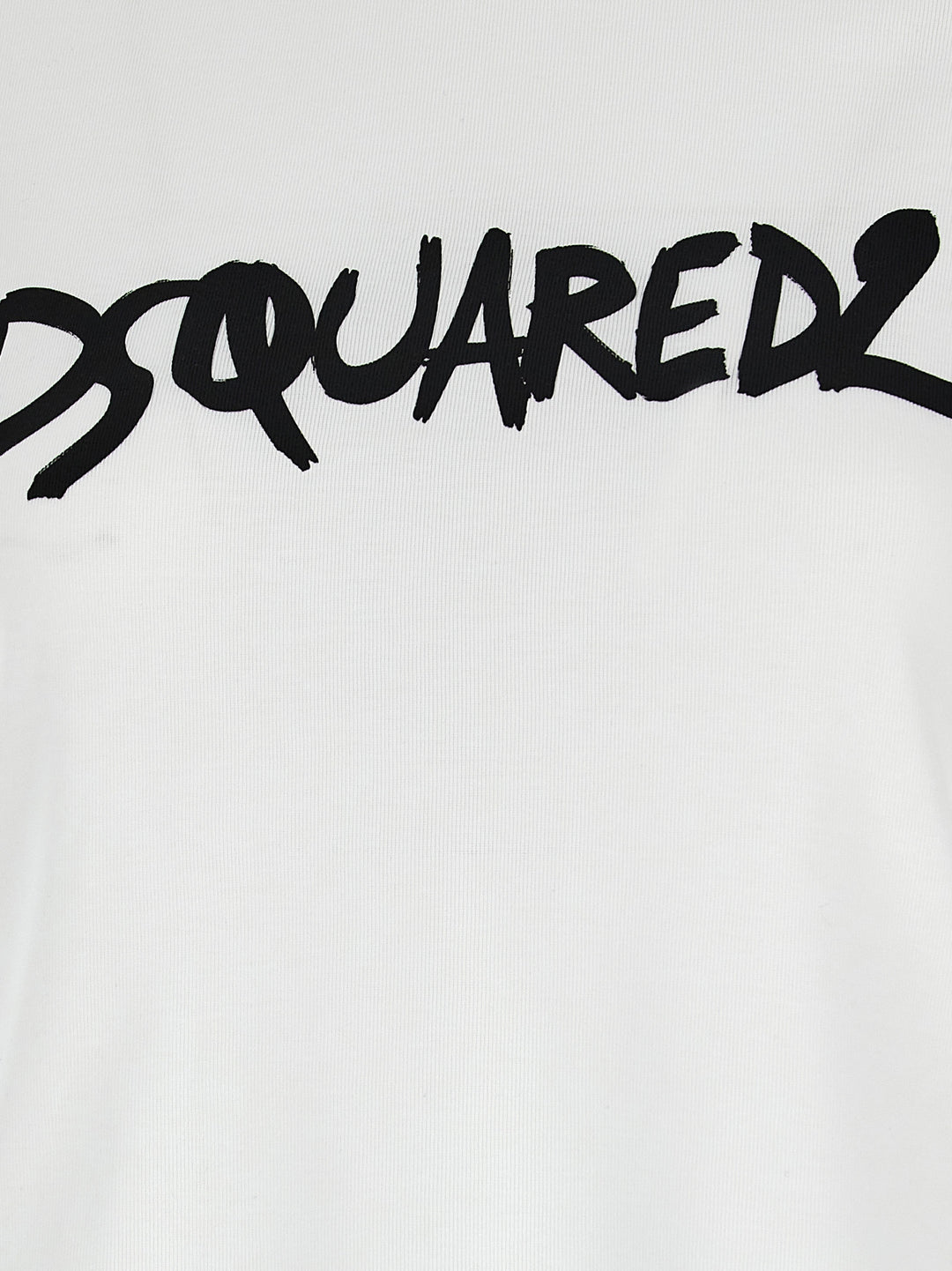 Logo Print T Shirt Bianco/Nero