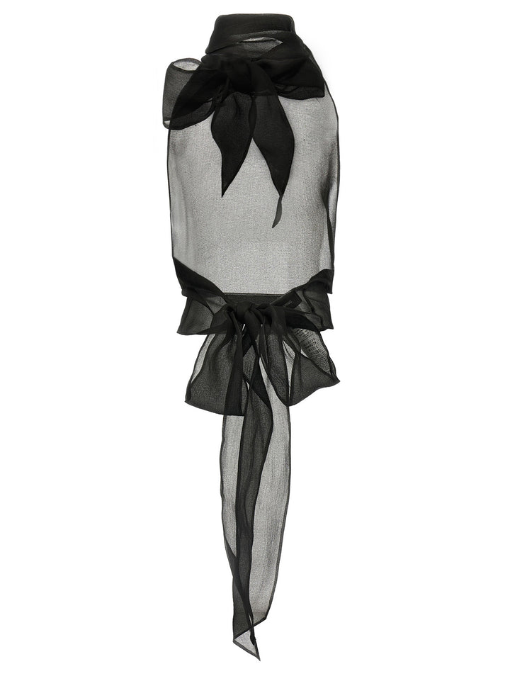 Couture Bow Top Nero