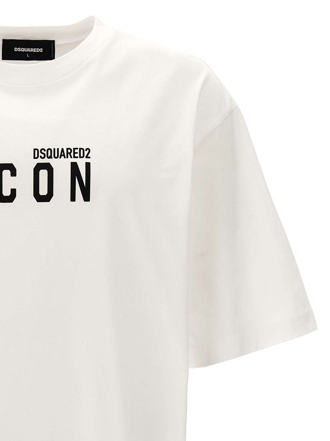 Logo Print T Shirt Bianco