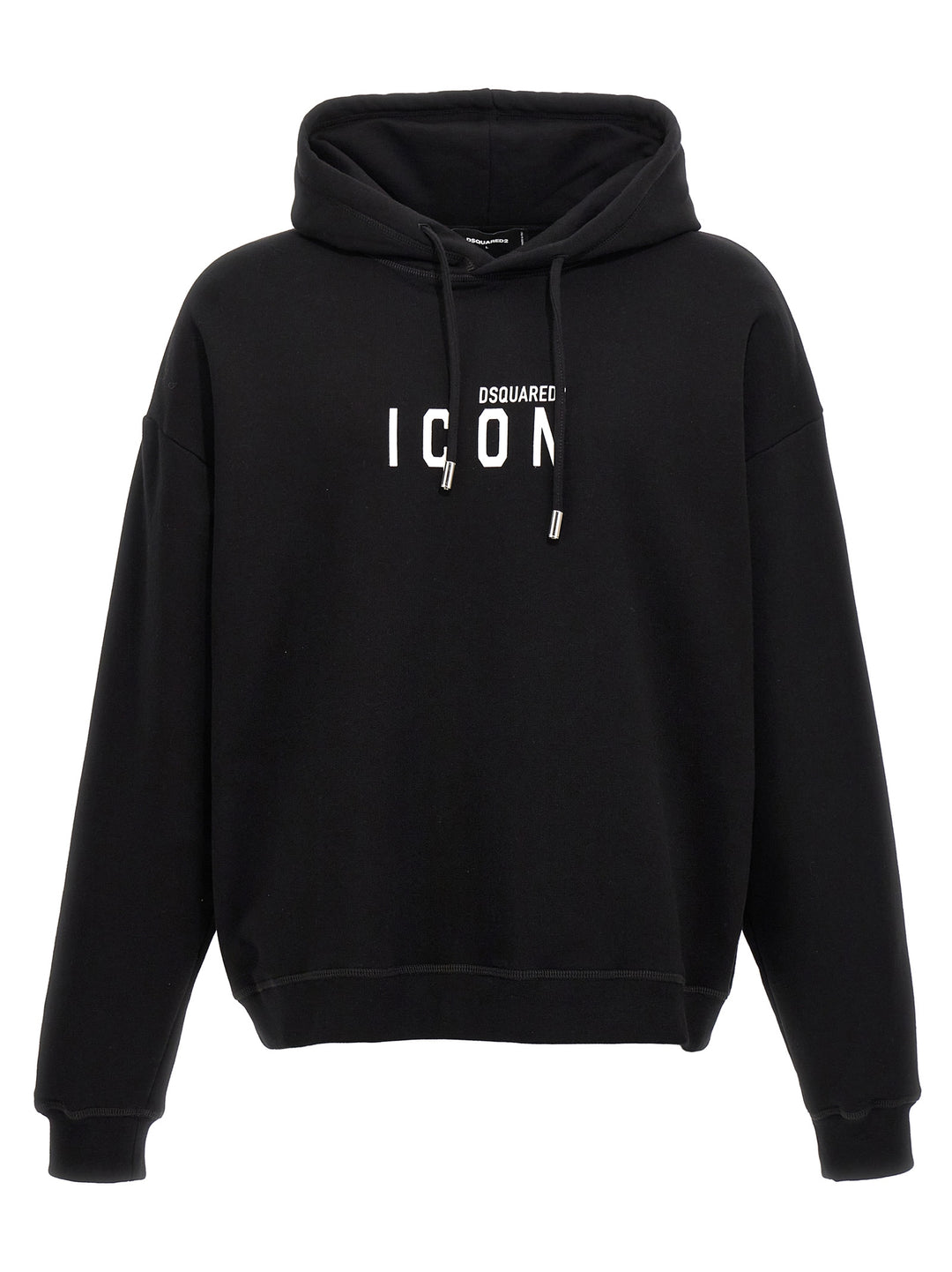 Logo Print Hoodie Felpe Nero