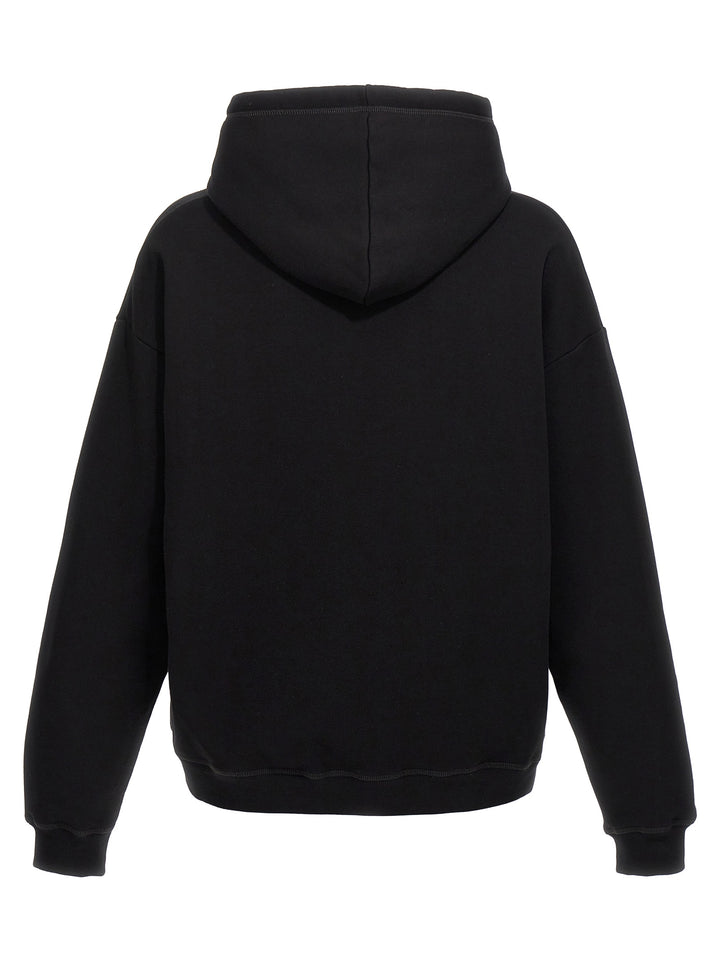 Logo Print Hoodie Felpe Nero