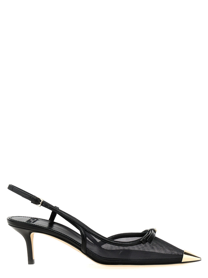 Bow Slingback Decollete Nero