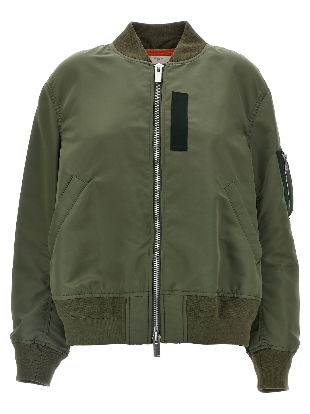 Nylon Bomber Jacket Giacche Verde