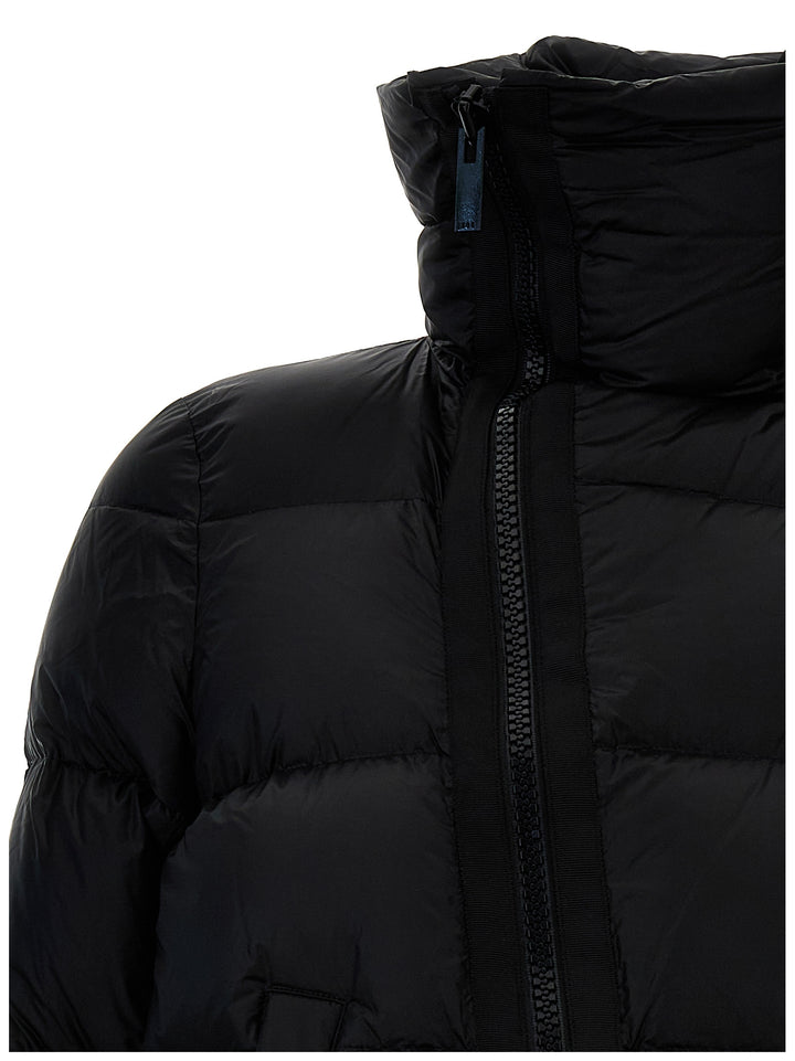 Flared Padded Down Jacket Giacche Nero