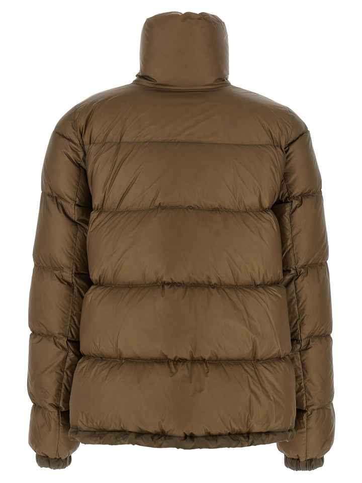 Flared Padded Down Jacket Giacche Beige