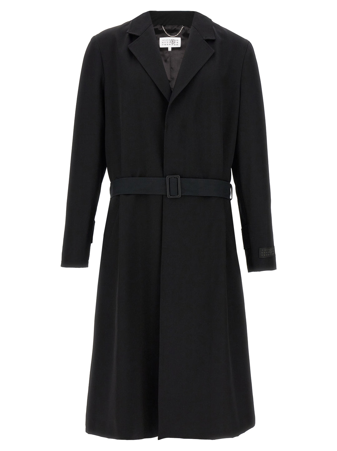 Wool Trench Coat Trench E Impermeabili Nero