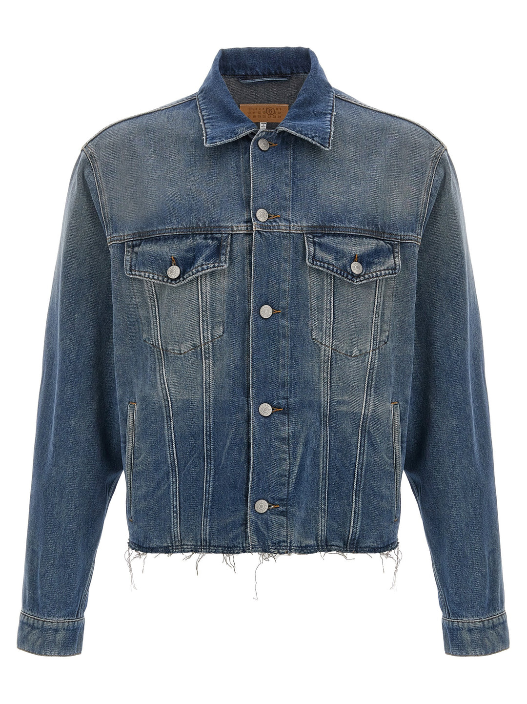 Raw Cut Denim Jacket Giacche Blu