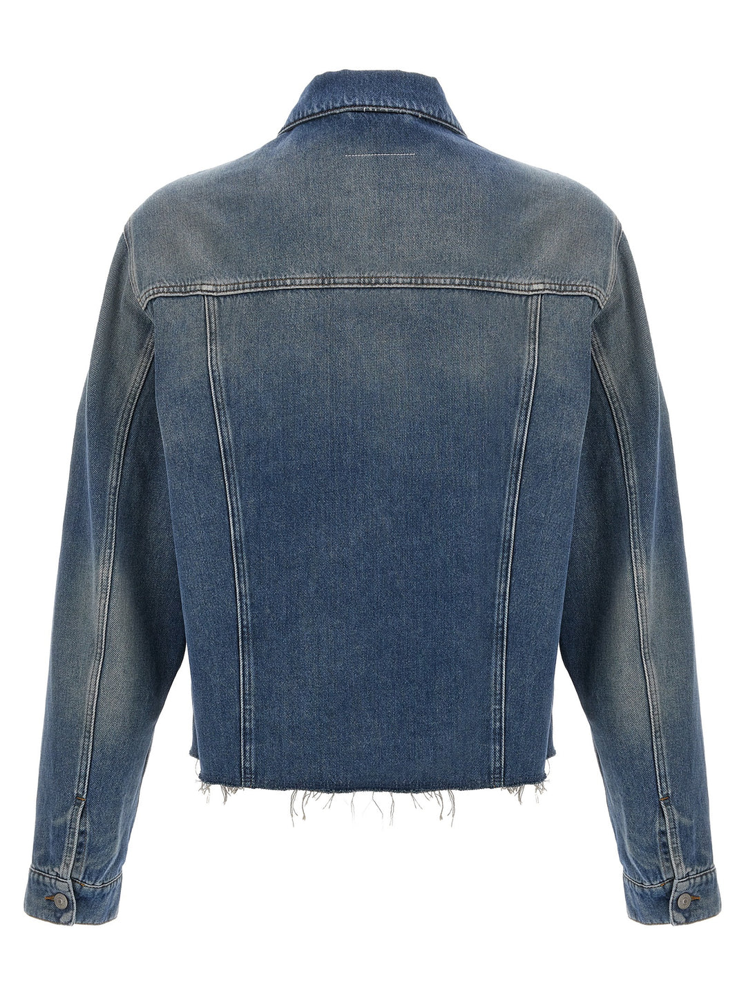 Raw Cut Denim Jacket Giacche Blu