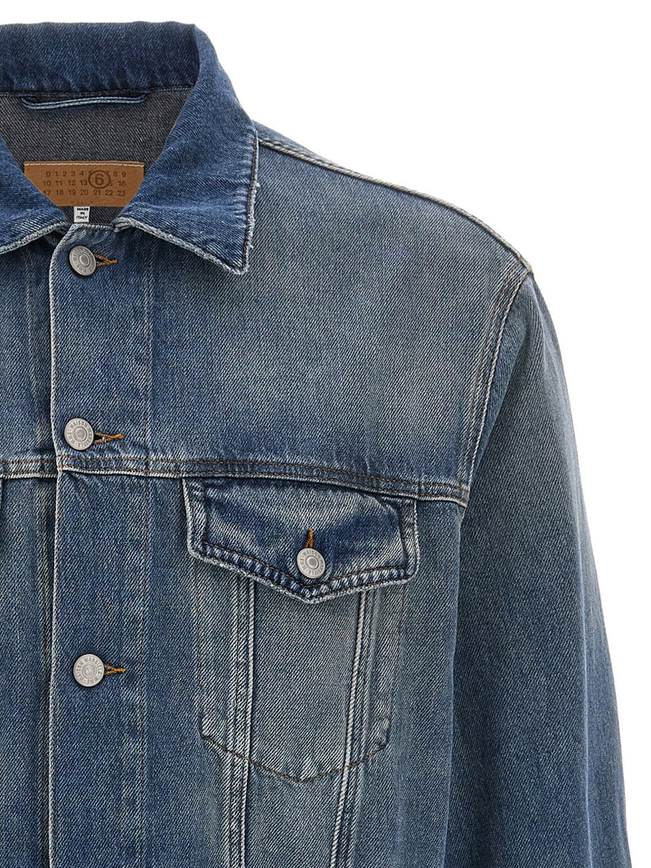 Raw Cut Denim Jacket Giacche Blu