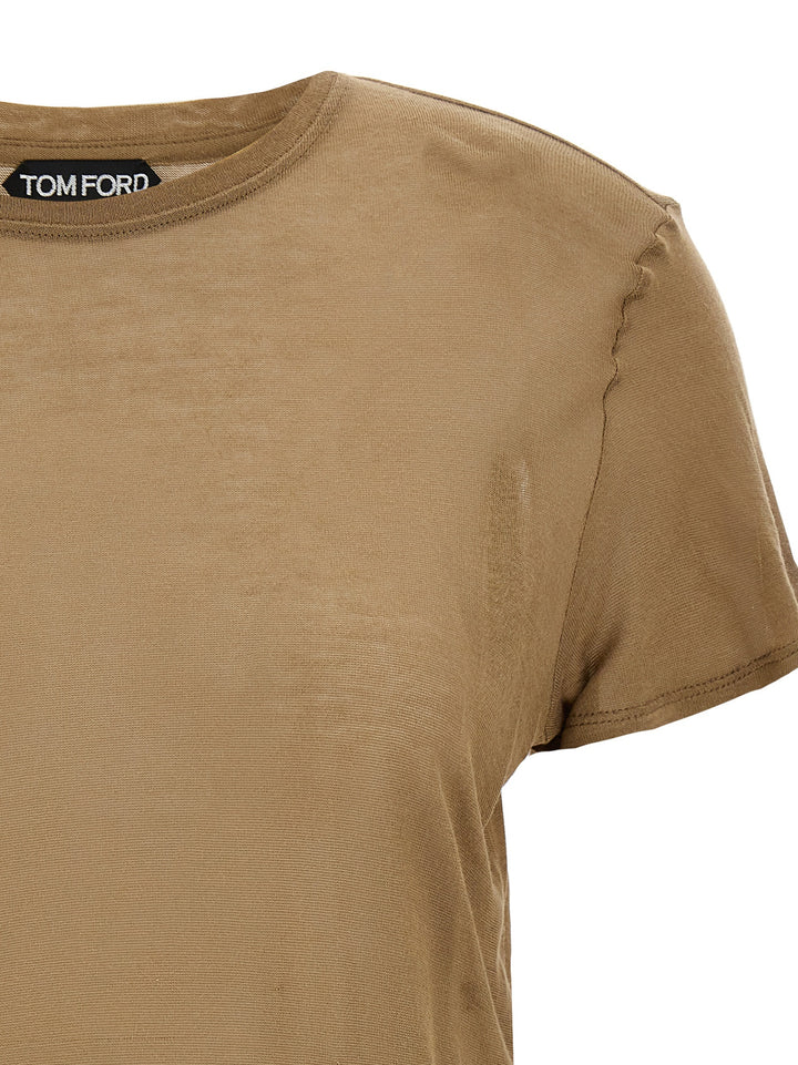 Bamboo T Shirt Marrone