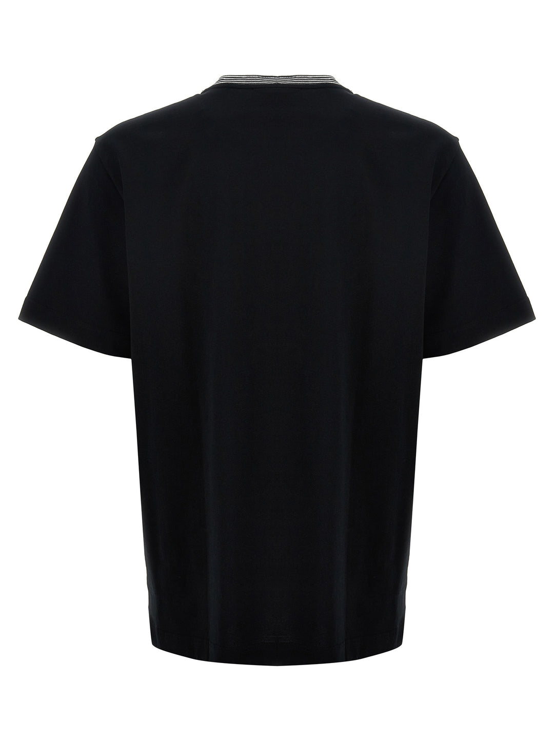 Logo Embroidery T Shirt Nero